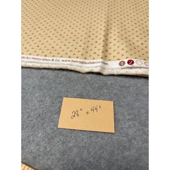 Butter Churn Basics Cream & Red Cotton Fabric 28" x 44" by Kim Diehl for Henry G - Picture 5 of 6